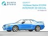Quinta Studio QD24017 Nissan Skyline GT-R R32 3D-Printed coloured Interior on decal paper (Hasegawa) 1/24